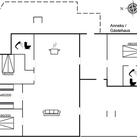 Holiday home Hermine - 600m From The Sea By Interhome Lokken